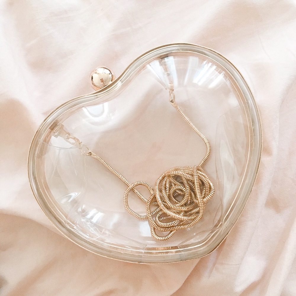 Heart shaped purse